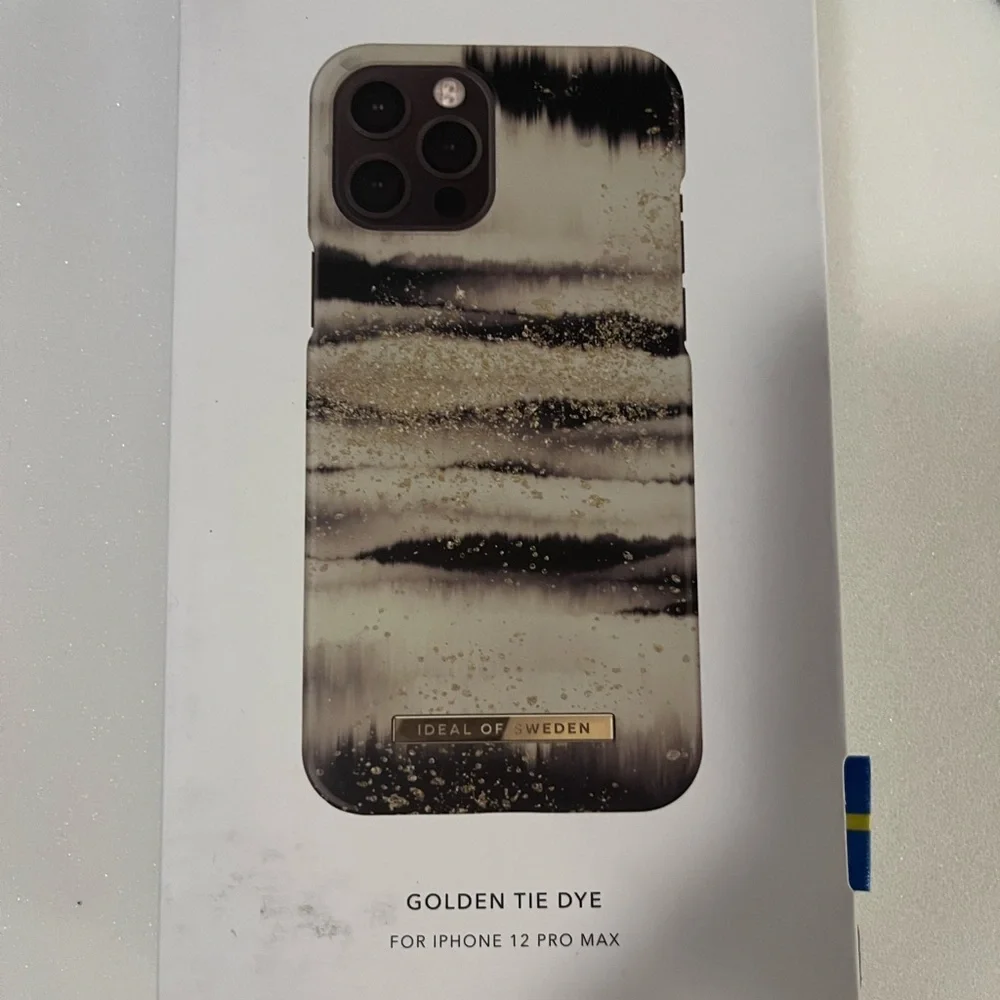 Gold and Black Artistic iPhone Case